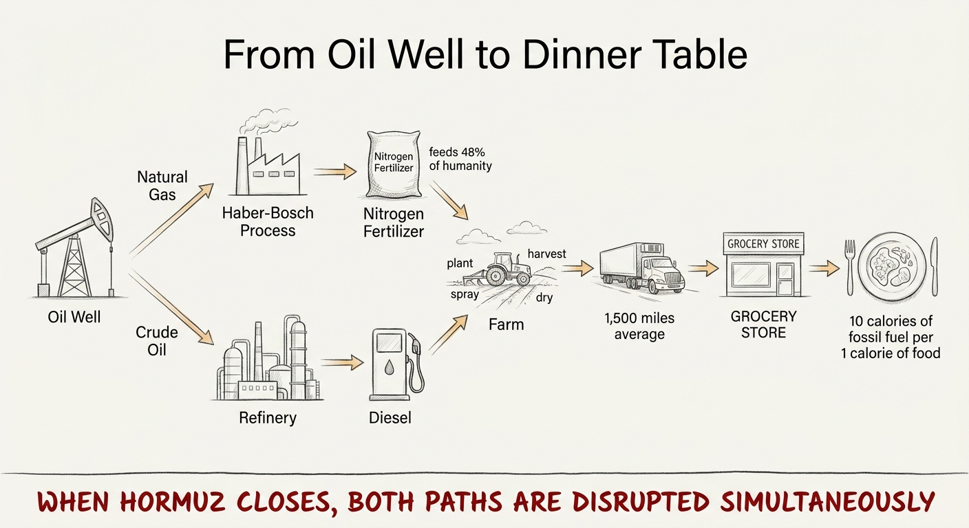 From Oil Well to Dinner Table