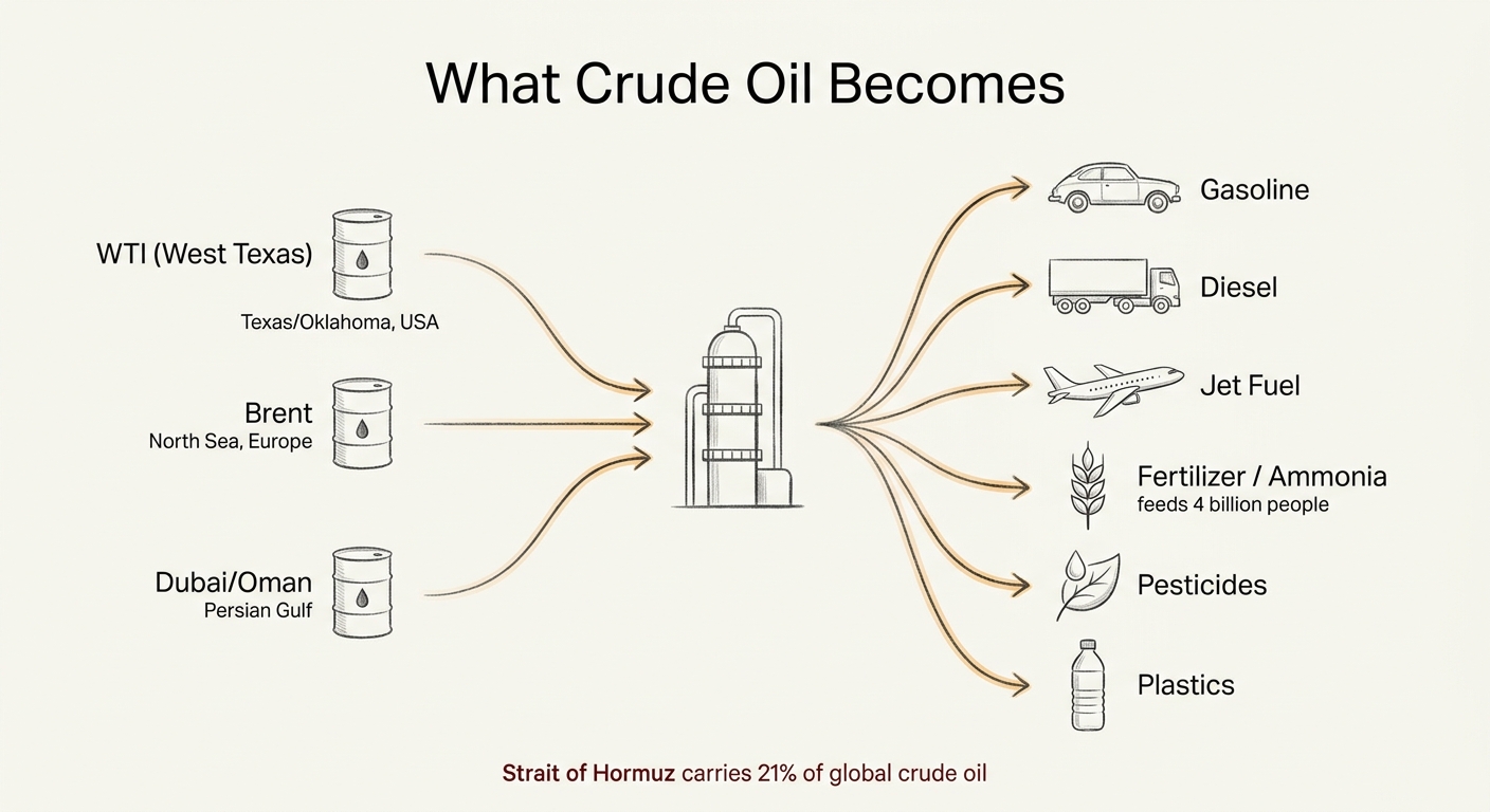 What Crude Oil Becomes